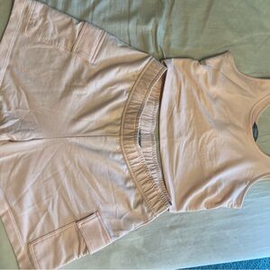 Natural Reflections Light Pink Tank and Shorts Set